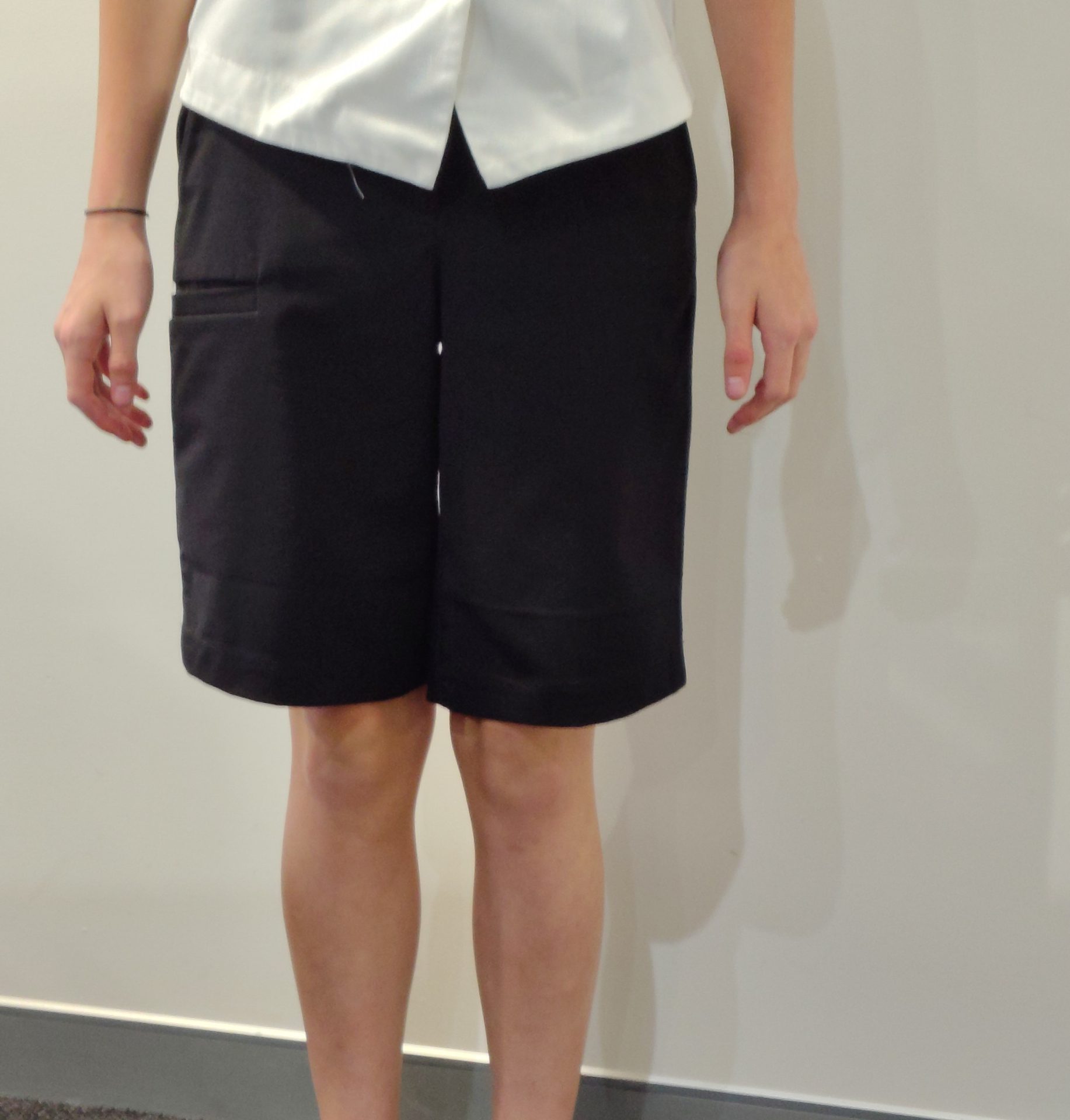 Secondary Schools Girls Black Formal Shorts